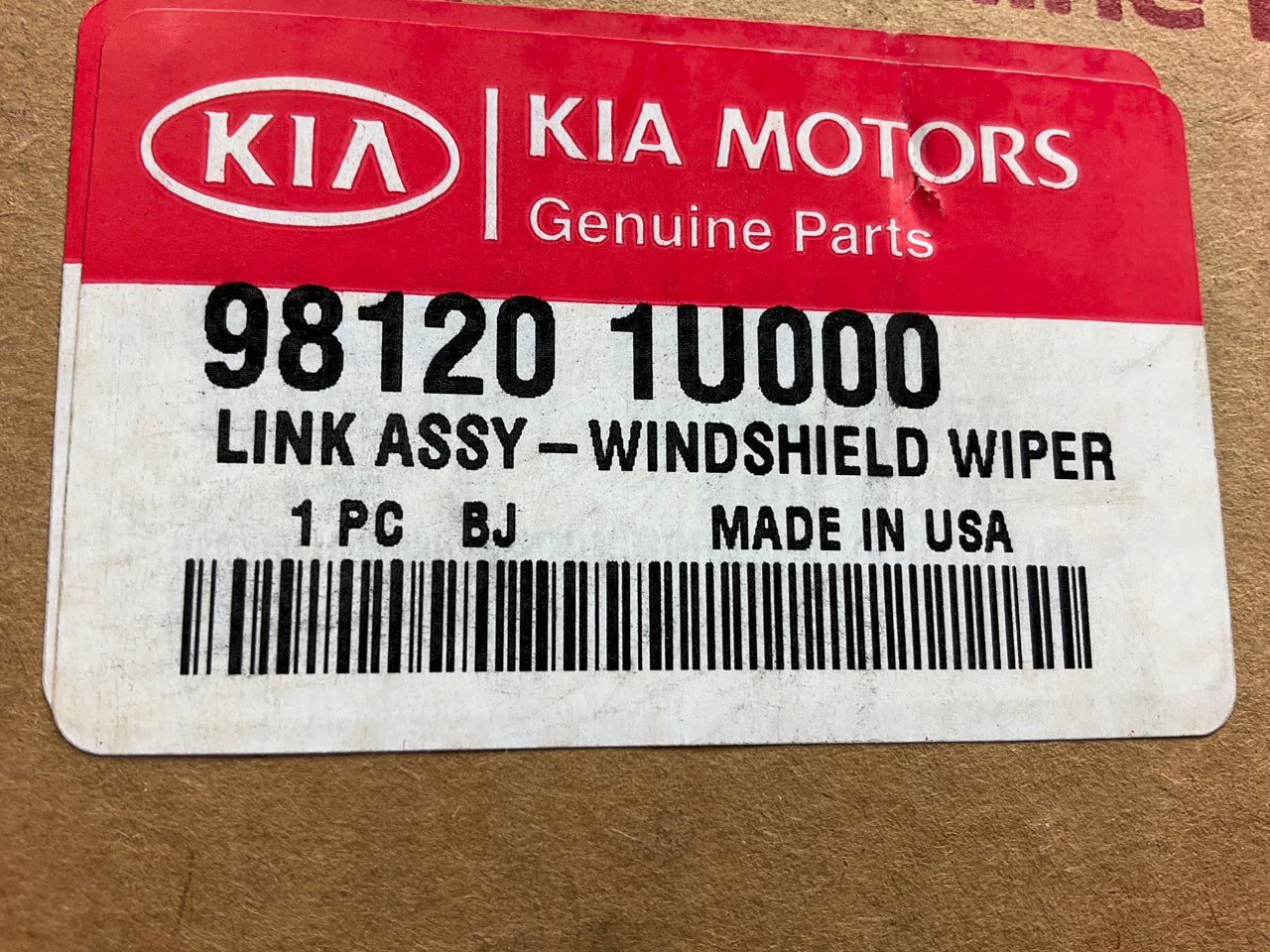 NEW Windshield Wiper Linkage Transmission OEM For 11-15 Kia Sorento 981201U000