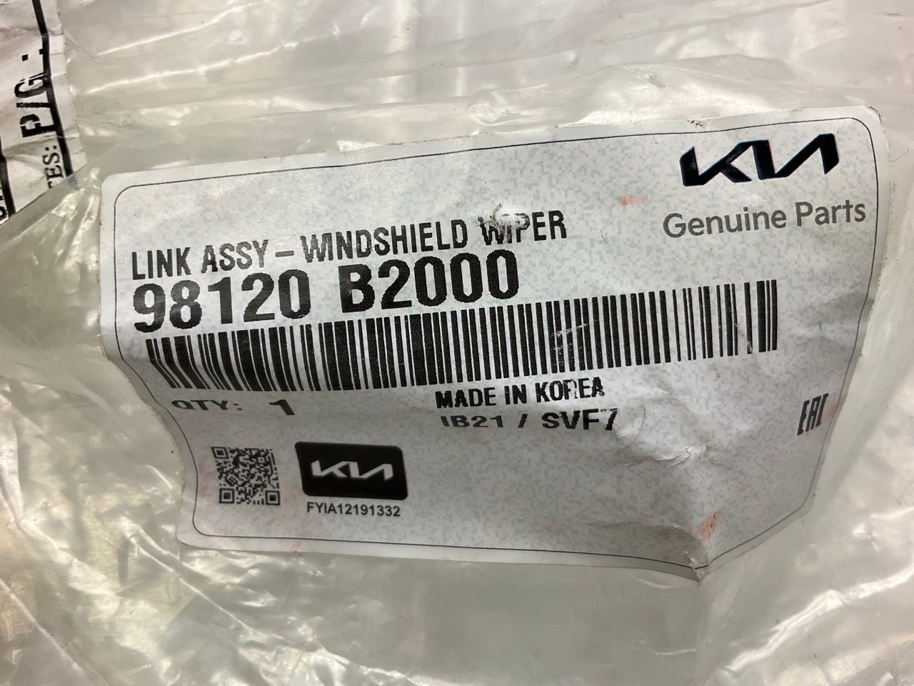 NEW GENUINE Windshield Wiper Motor Linkage OEM For 2014-2022 Kia Soul 98120B2000