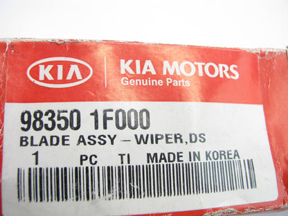 NEW GENUINE Left Drivers Side Windshield Wiper Blade OEM For Kia 983501F000