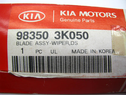 NEW - OEM Genuine Left Drivers Side Windshield Wiper Blade For Kia 983503K050