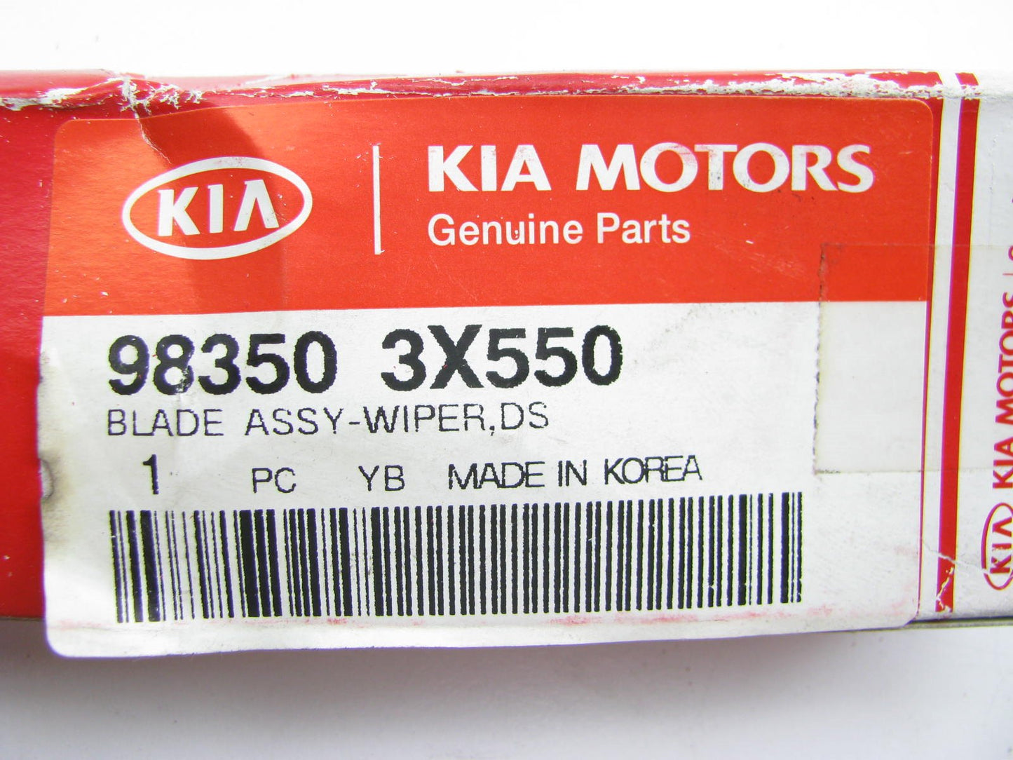 New OEM Left Driver Side Windshield Wiper Blade For 14-15 Forte 983503X550