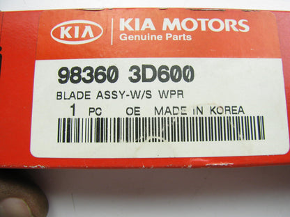 New OEM Windshield Wiper Blade Passenger Right Side For Various Kia 983603D600