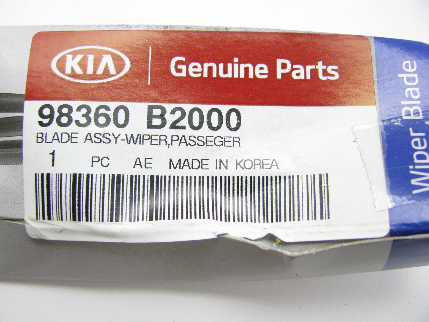 NEW GENUINE Right Passenger Side Windshield Wiper Blade OEM For Kia 98360B2000