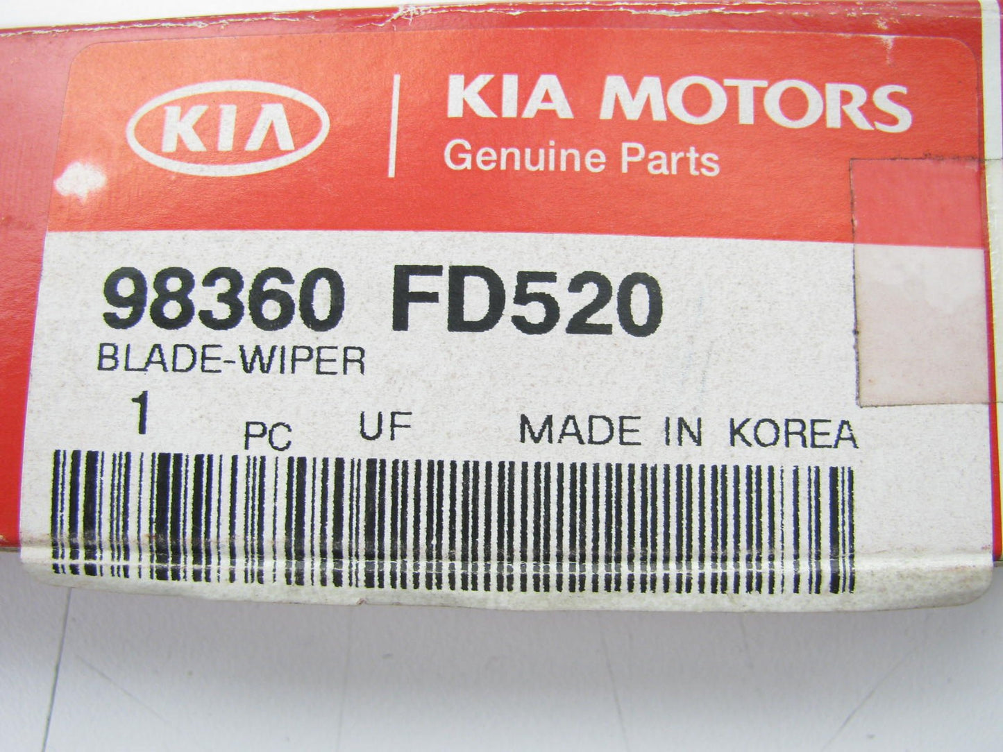 NEW - OEM Genuine Rear Back Window Glass Wiper Blade For Kia 98360FD520