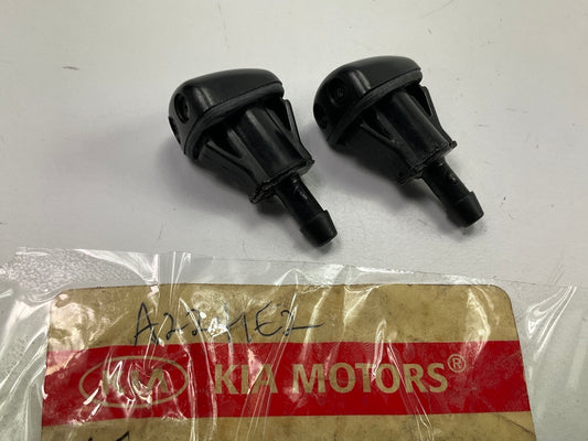 (2) NEW - OEM 98630-3F000 Windshield Washer Nozzle For 2005-2006 Kia Amanti