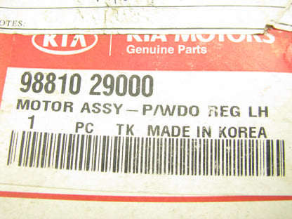 NEW 9881029000 FRONT LEFT Power Window Motor Regulator OEM For 01-06 Optima