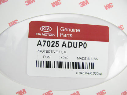 Genuine Clear Stick-on Hood Protector Applique Film OEM For 2014-2016 Kia Forte