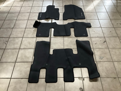 NEW Complete OEM Front & Rear Black Floor Mat Carpet Set For 2015-21 Kia Sedona