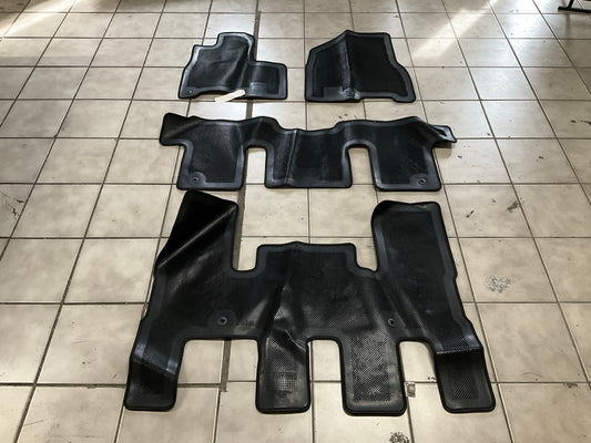 NEW Complete OEM Front & Rear Black Floor Mat Carpet Set For 2015-21 Kia Sedona