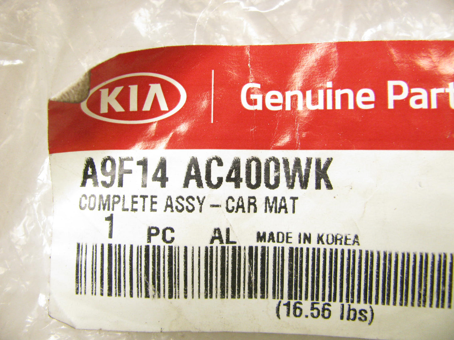 NEW GENUINE A9F14AC400WK REAR 2nd 3rd Floor Mats OEM For 15-21 Kia Sedona