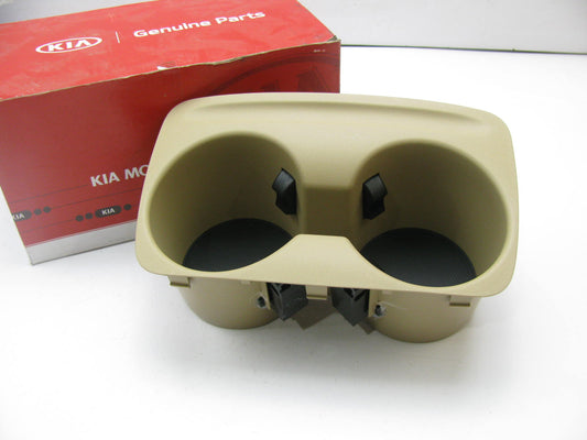 NEW GENUINE Rear Cup Holder Camel Beige Genuine OEM For 2015-2016 Kia Sedona