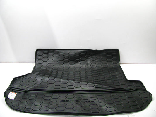 NEW - OEM C6F12AC500 Black Rubber Rear Cargo Tray Mat For 2016-18 Kia Sorento