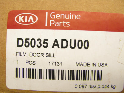NEW GENUINE Door Sill Protection Kit OEM For 16-19 Kia Optima D5035ADU00