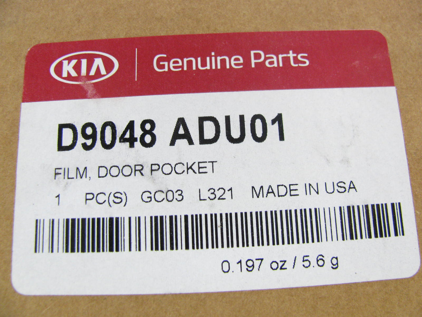 NEW Door Handle Pocket Protector Clear Applique Film Kit OEM For Kia D9048ADU01