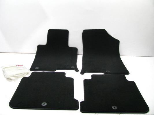 Front & Rear Carpet Floor Mats Black 4-Piece Set OEM For 2017-2018 Kia Cadenza