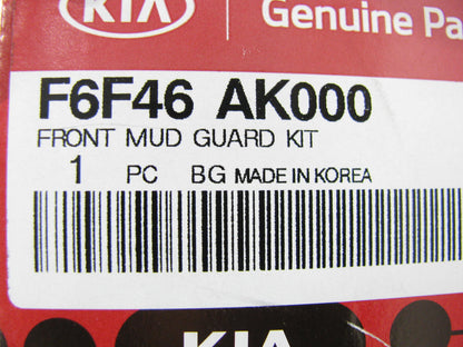NEW Front Splash Guards / Mud Flaps OEM For 2017-2020 Kia Cadenza F6F46AK000