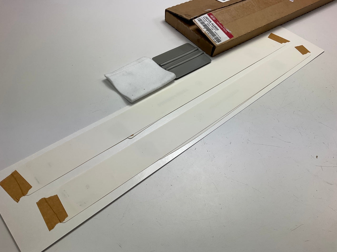 NEW Door Sill Plate Applique Stickers OEM For 2018-2023 Kia Stinger J5F29AU000
