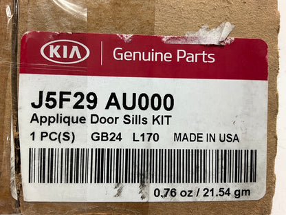 NEW Door Sill Plate Applique Stickers OEM For 2018-2023 Kia Stinger J5F29AU000