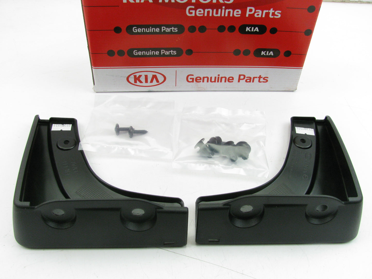 NEW GENUINE Front Splash Guards / Mud Flaps OEM For 18-21 Kia Stinger J5F46AC100