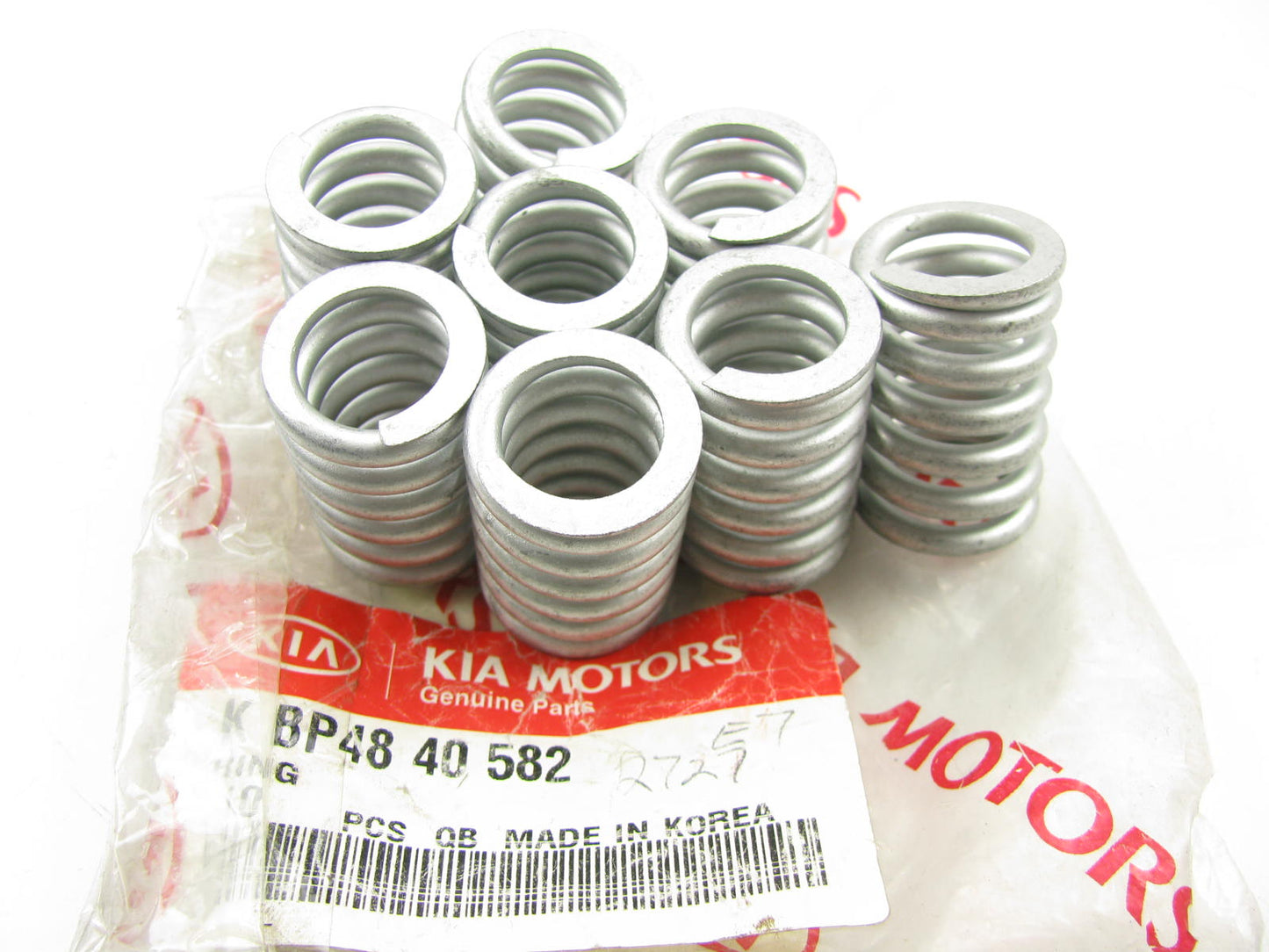 (8) NEW - OEM KBP4840582 Exhaust Valve Springs For 1997-2001 Kia 1.5L 1.8L 2.0L