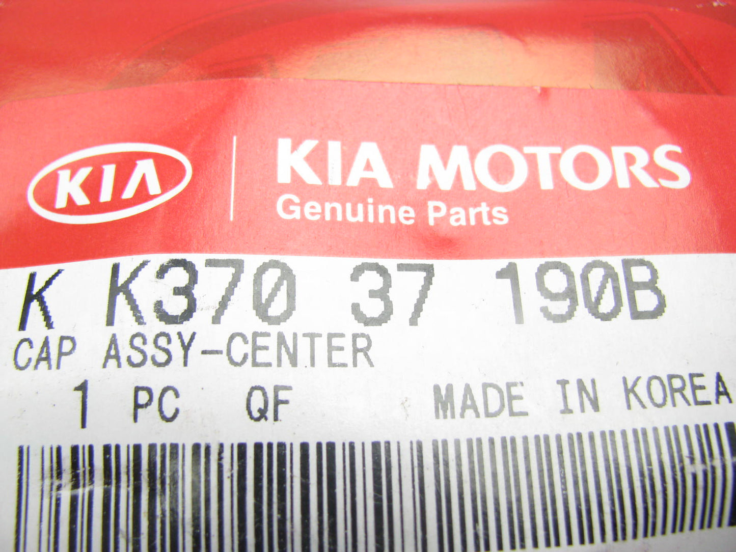 (4) NEW GENUINE Wheel Center Caps OEM For 00-05 Kia Rio KK37037190B
