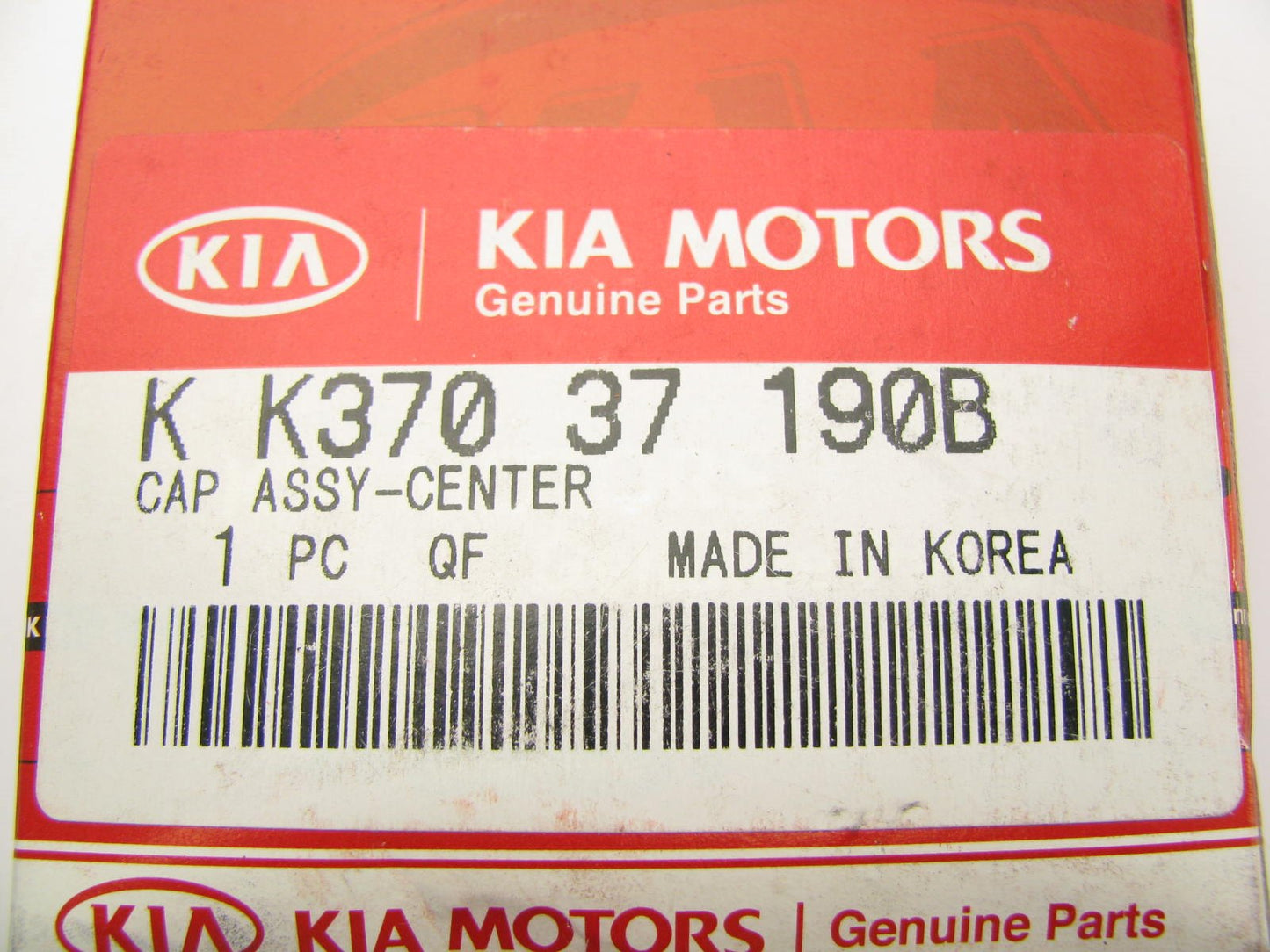 NEW GENUINE Wheel Center Cap OEM For 2000-2005 Kia Rio KK37037190B