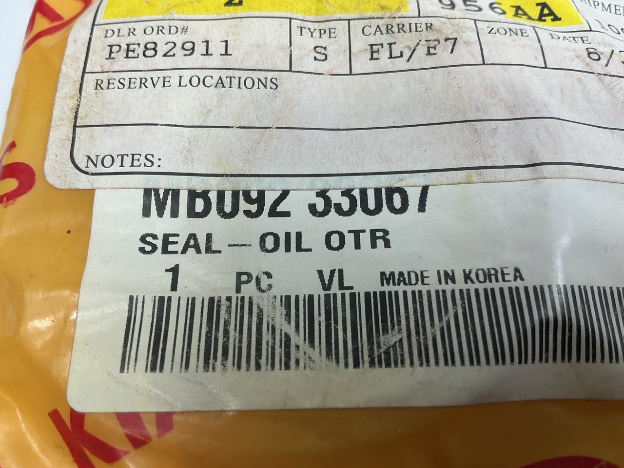 NEW - OEM MB09233067 Front Outer Wheel Seal For 2001-2005 Kia Rio
