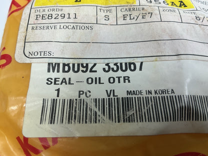 NEW - OEM MB09233067 Front Outer Wheel Seal For 2001-2005 Kia Rio