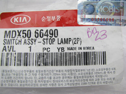 NEW - OEM MDX5066490 Brake Lamp Stop Light Lamp Switch For Kia