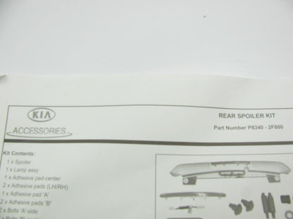 Rear Factory Spoiler Mounted LED 3rd Brake Light Lamp OEM For 2007-09 Spectra5
