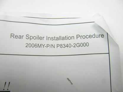 Rear Factory Spoiler Mounted LED 3rd Brake Light Lamp OEM For 2006-2008 Optima