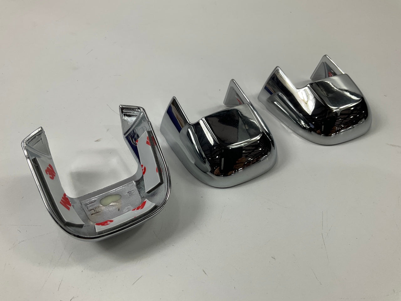 INCOMPLETE - MISSING A PIECE Chrome Accent Door Handle Covers For 06-07 Sorento
