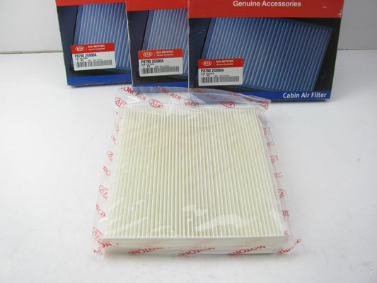 (3) NEW GENUINE Cabin Air Filters OEM For 06-09 Kia Optima P87902G000A