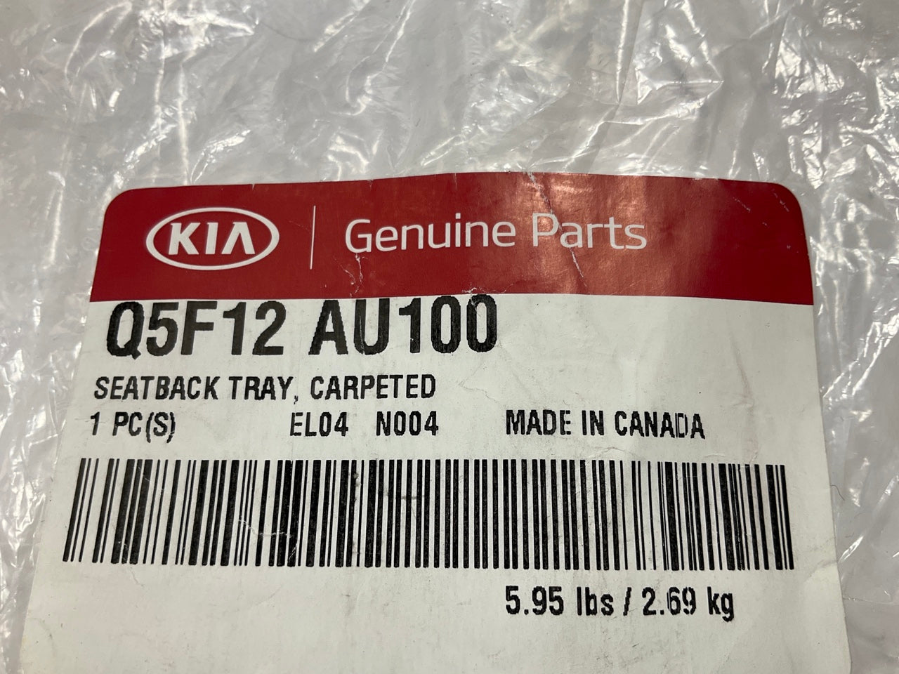 NEW Cargo Area Factory Carpet Cover OEM For 2021-2023 Kia Seltos Q5F12AU100