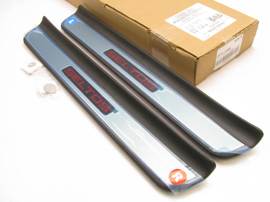 NEW Illuminated Door Sill Plates, Pair, OEM For 2021-2023 Kia Seltos Q5F69AU000