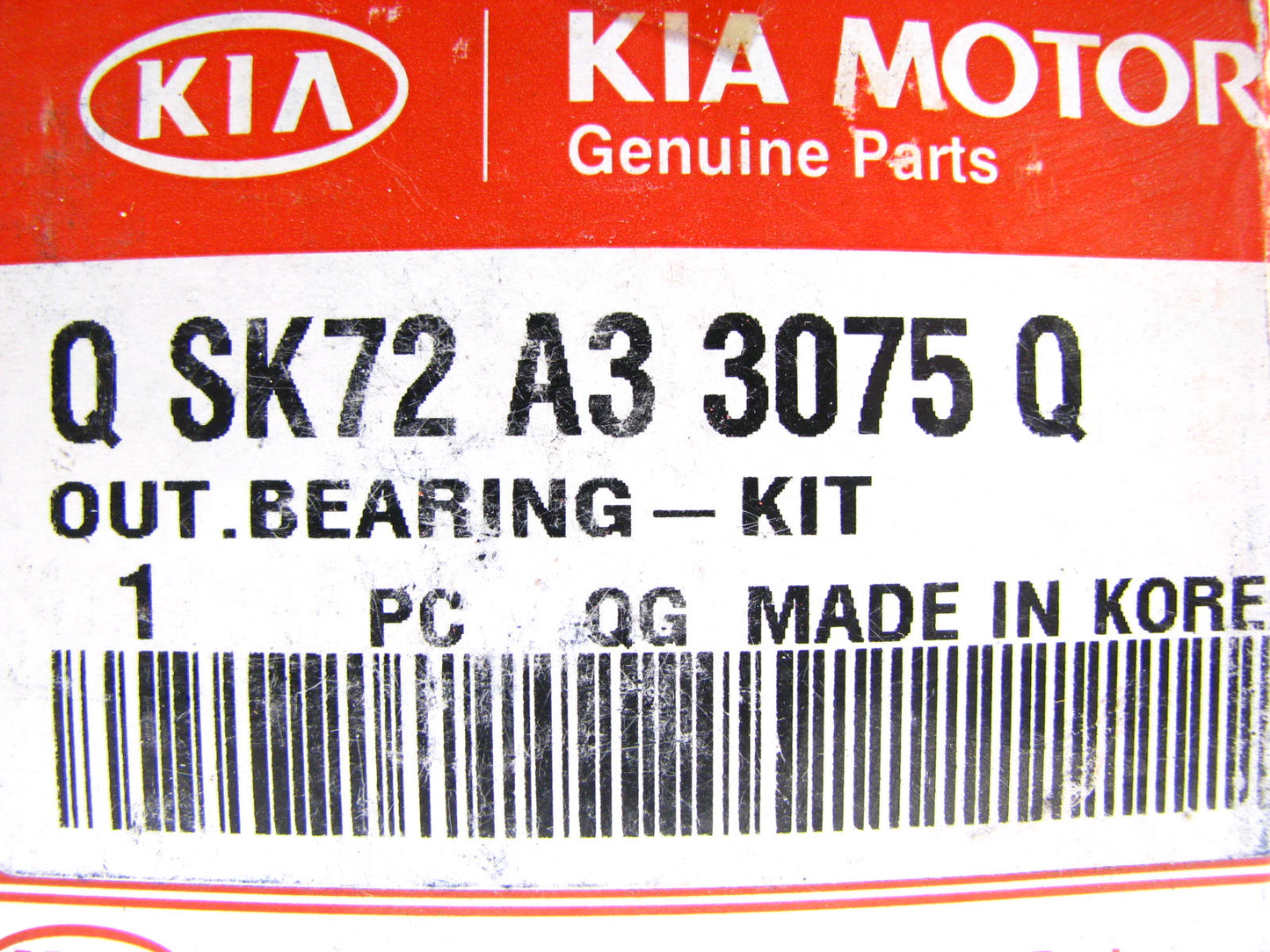 New Genuine Rear Outer Wheel Bearing Kit & Grease Cap OEM For 02-06 KIA Sedona