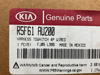 NEW Trailer Tow Wire Harness 4-pin, OEM For 2021-2024 Kia Sorento R5F61AU200