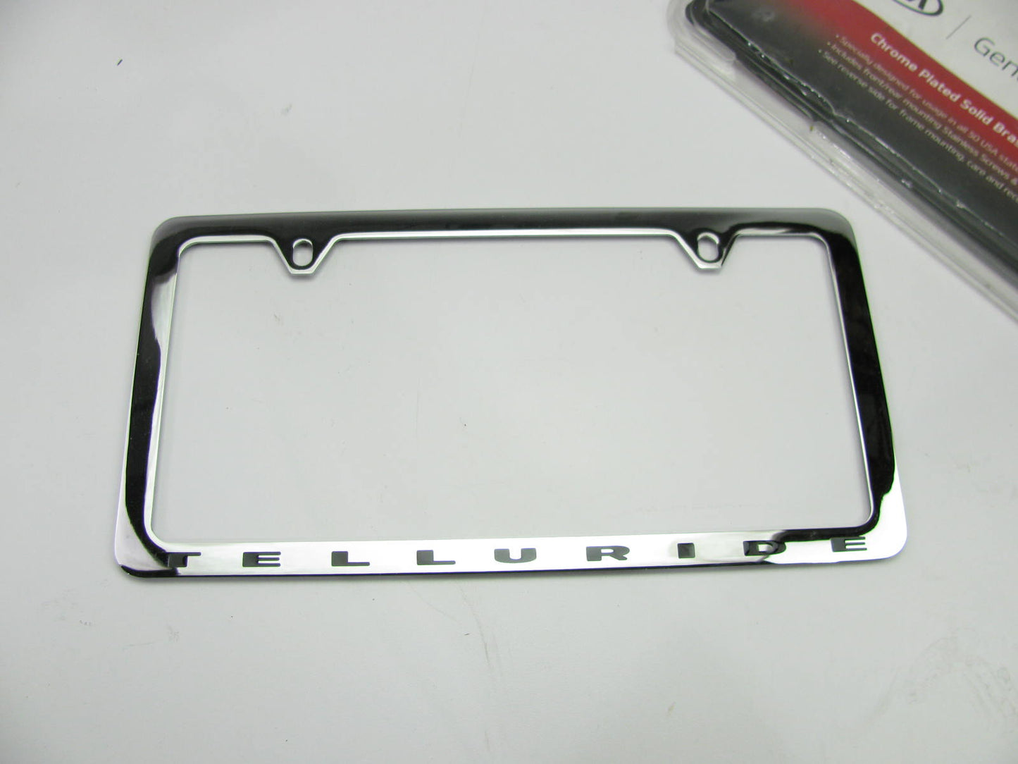 NEW Slim Licence Plate Frame, Chrome, OEM For 2020-2025 Kia Telluride S9F39AM000