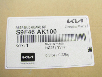 NEW Rear Splash Guards / Mud Flaps OEM For 2020-2022 Kia Telluride S9F46AK100