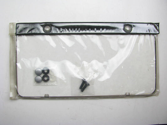 New OEM Black Silver License Plate Frame For 05-07 Kia Spectra5 UC045AY105BR