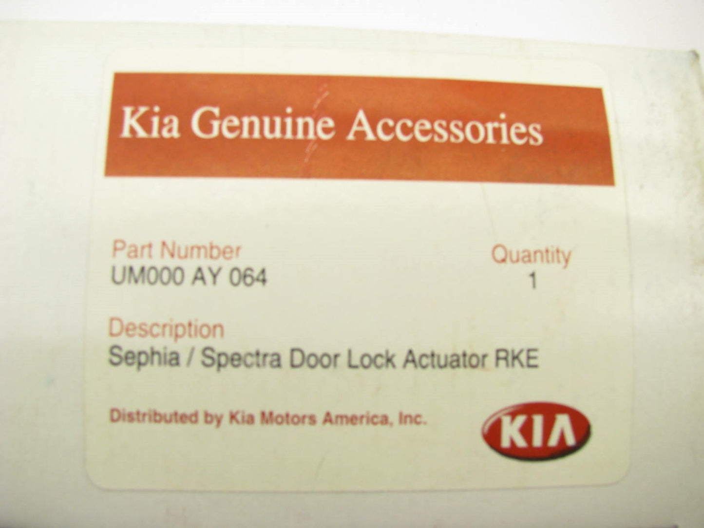 NEW GENUINE Door Lock Actuator Remote Keyless Entry OEM For 2000-2004 Spectra