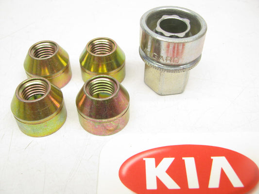 NEW Wheel Locks Lug Nuts Set OEM For 01-07 Optima, 02-07 Sedona, 00-07 Spectra