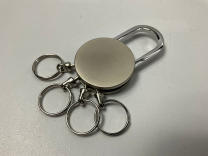 NEW Keychain Multiple Key Holder, Round W/ Crystal OEM For Kia UM090AY704