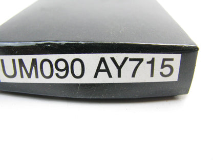 NEW GENUINE Teardrop Shape Leather / Metal Keychain OEM For Kia UM090AY715