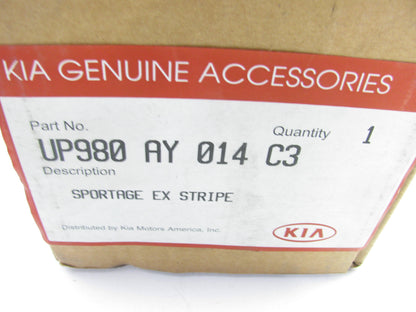 NEW - OEM UP980AY014C3 Right & Left Stripe Kit For 1998-2001 Kia Sportage EX