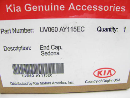 NEW GENUINE Factory Tow Hitch End Cap Plastic Plug OEM For Kia UV060AY115EC