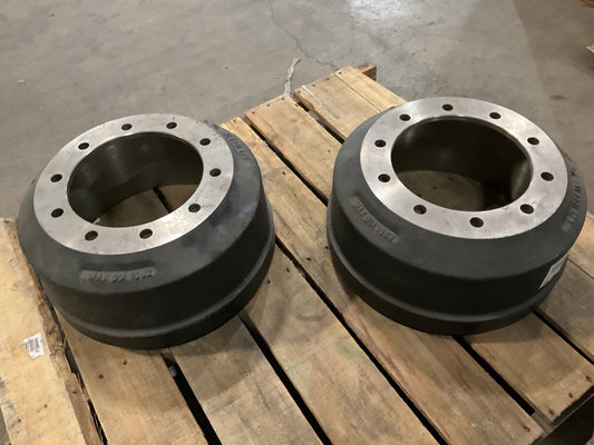 (2) KIC 52020-01 Premium Brake Drums, Cast Iron, Inboard, 16.5''x7'' (16-1/2''x7'')