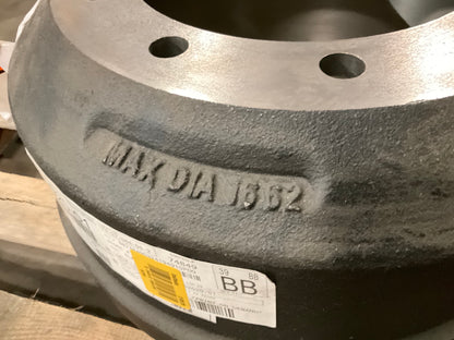 KIC 52020-01 Premium Brake Drum, Cast Iron, Inboard, 16.5''x7'' (16-1/2''x7'')