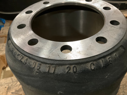 KIC 53039-01 Brake Drum, Cast Iron, 12.25''x8.00''