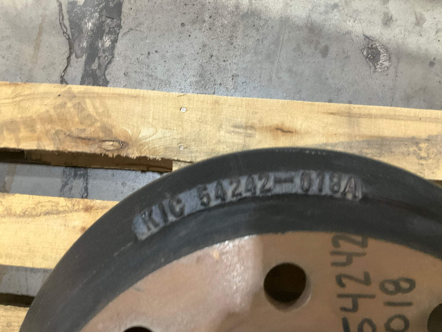 KIC 54242-018A Brake Drum, 16-1/2'' X 9.520'', 10 Hole X 11.250, 8.780'' Pilot